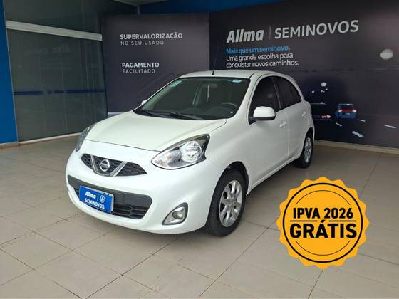 NISSAN MARCH 1.0 SV 12V FLEX 4P MANUAL NISSAN MARCH 1.0 SV 12V FLEX 4P MANUAL